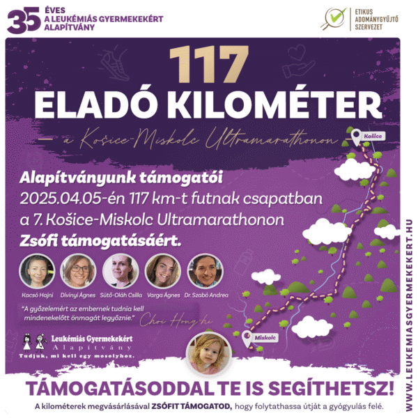 117 eladó kilométer a Košice-Miskolc Ultramarathonon