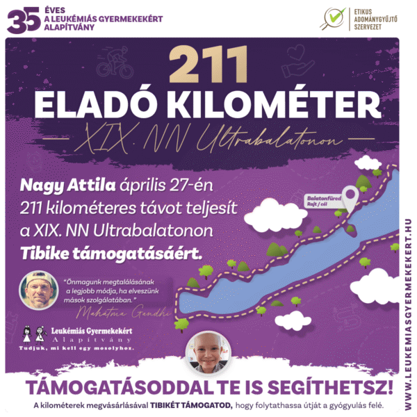 211 eladó kilométer a XIX. NN Ultrabalatonon