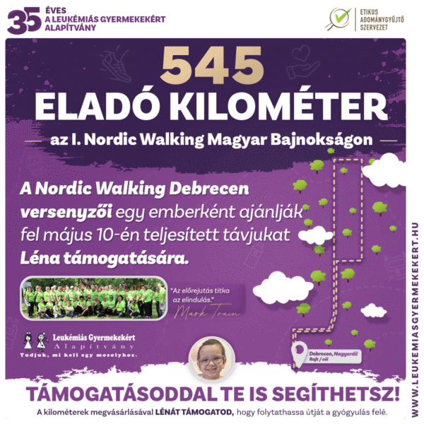 545 eladó kilométer az I. Nordic Walking Magyar Bajnokságon