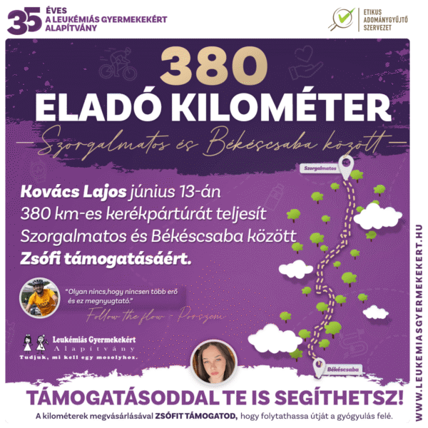 380 eladó kilométer Szorgalmatos és Békéscsaba között